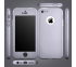 360° kryt Apple iPhone 5/5S/SE - strieborný
